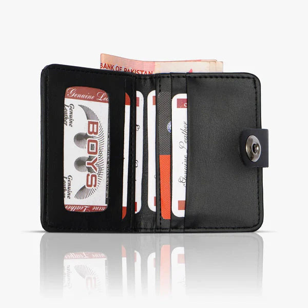 Mini Wallet Plus Card Holder With Magnetic Button